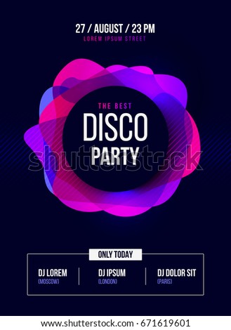 party flyer club music poster dj stock vector 671619601 shutterstock flyer lineup