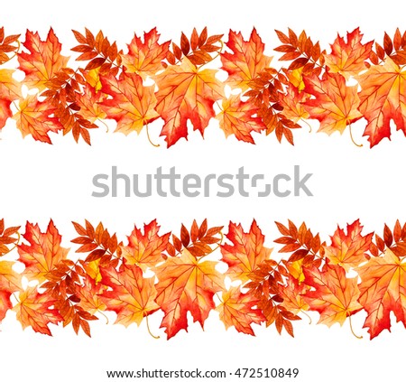 Autumn Leaves Background Vector Illustration Stock Vector 160514774 ...