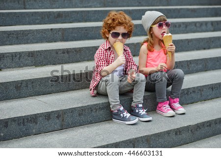 photo of two cute hipsters