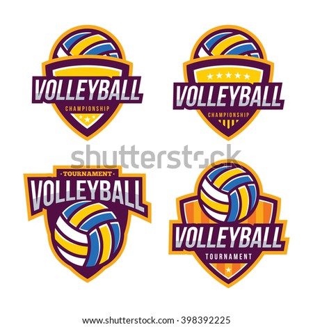 Vector Abstract Logo Volleyball Ball Decoration Stock Vector 514786162 ...