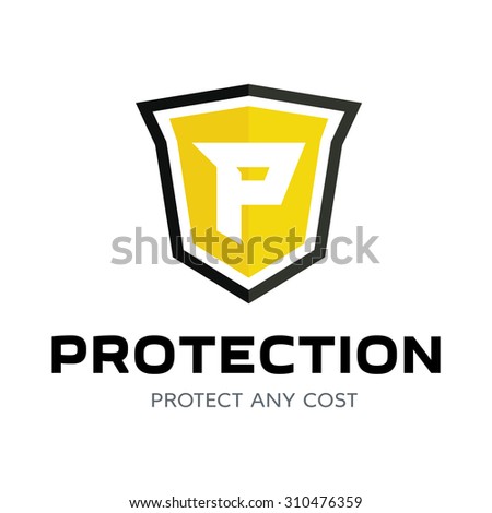 Security Company Logo Ready Use Abstract Stock Vector 372931684