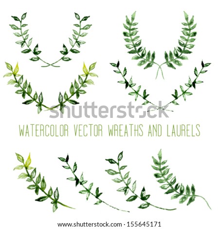 Watercolor Wreath Stock Images, Royalty-Free Images 