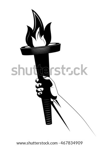 Hand Holding Torch Stock Images, Royalty-Free Images & Vectors ...