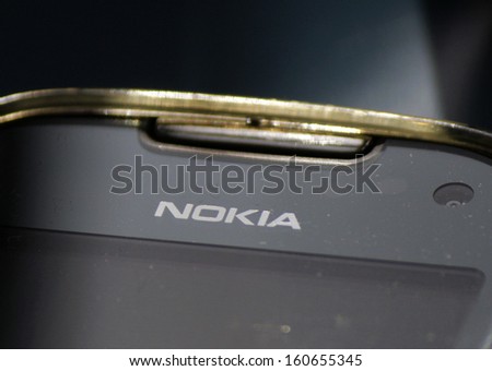 OCTOBER 2010 - BERLIN: brand name: Nokia, mobile phone company.