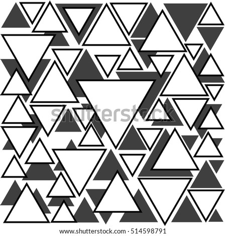 Abstract Geometric Seamless Pattern Pattern Triangles Stock Vector ...