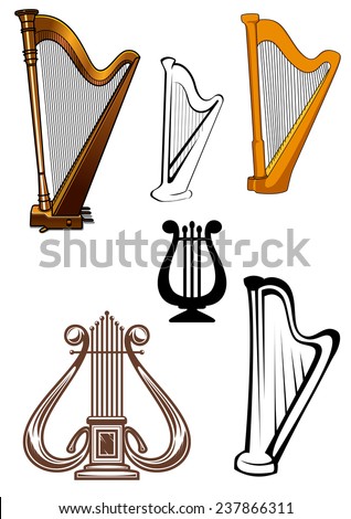 Lyre Instrument Stock Photos, Images, & Pictures | Shutterstock