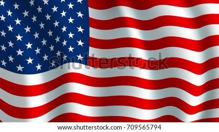 Download Usa America Flag Vector Us American Stock Vector 709565794 ...