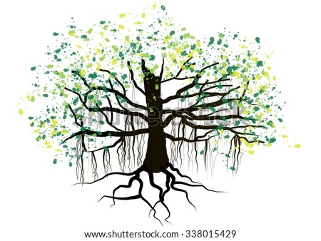banyan tree illustration banyan tree illustration