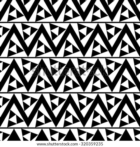 Abstract Geometric Seamless Pattern Pattern Triangles Stock Vector ...