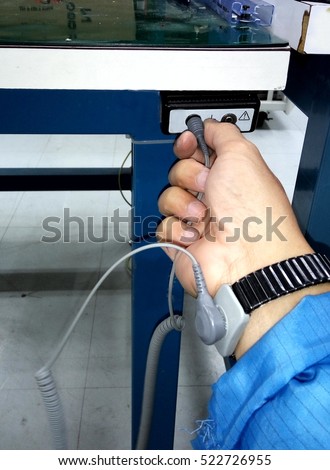 Image result for esd grounding factory worker