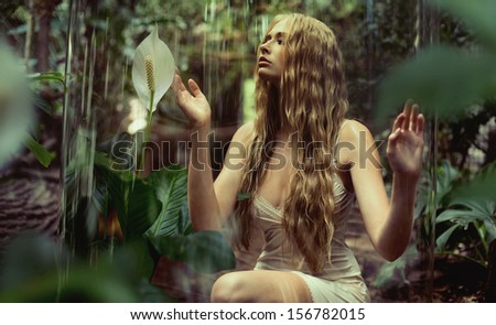 Girl In The Jungle Stock Images, Royalty-Free Images & Vectors