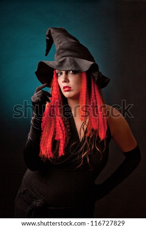 Sexy Halloween Devil Girl Witch On Stock Photo 52812502 - Shutterstock