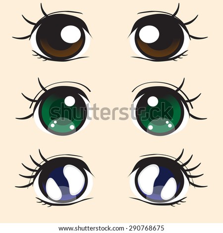 Anime Eyes Stock Images, Royalty-Free Images & Vectors | Shutterstock