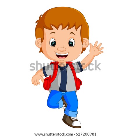 Cartoon Boy Giving You Thumbs Stock Vector 143614309 - Shutterstock