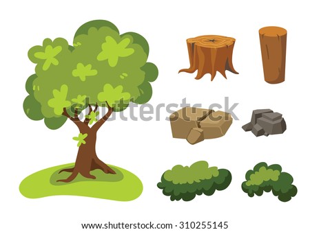 Tree Stump Cartoon Stock Images, Royalty-Free Images & Vectors