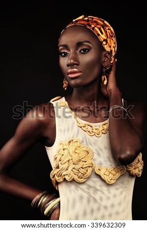 Dreadlocks African Beautiful Woman Stock Images, Royalty 