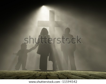 Family Christian Cross Stock Photos, Images, & Pictures | Shutterstock