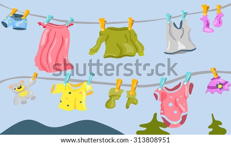 Clothesline Hanging Underwear Stock Photos, Images, & Pictures ...