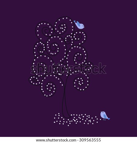 abstract vector winter tree design vector birds spiral tree stock images royalty free images vectors abstract vector winter tree design vector birds spiral tree stock images royalty free images vectors