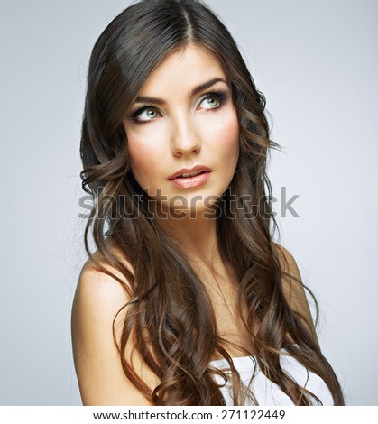 Red Hair Beautiful Woman Curly Long Stock Photo 129950441 - Shutterstock