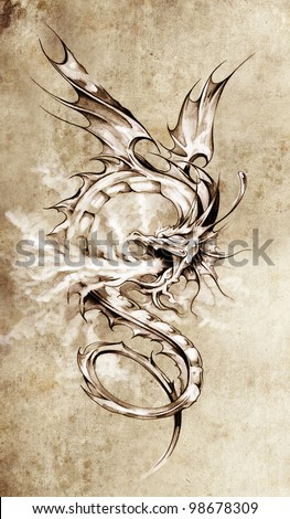 dragon tattoo stock images royalty free images u0026 vectors dragon tattoo stock images royalty free images u0026 vectors