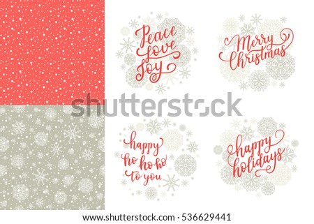 peace calligraphy joy love Royalty Free Peace Images, Christmas Images Stock