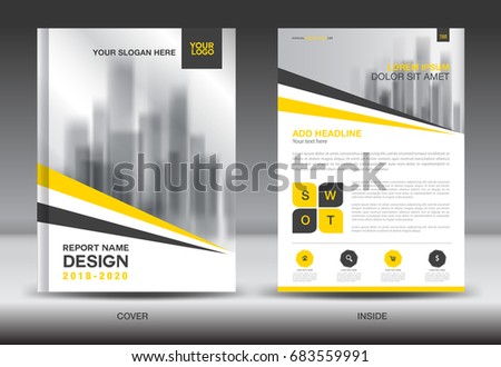 Corporate Design Annual Report Catalog Magazine Stock Vector 559310641 ...