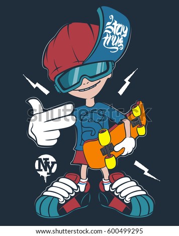 "cartoon_skateboarding" Stock Images, Royalty-Free Images & Vectors