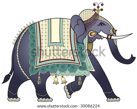 Decorated Indian Elephant Stock Photos, Images, & Pictures | Shutterstock