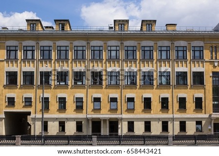 Apartment Building Front building facade stock images, royalty-free images & vectors Apartment Building Front building facade stock images, royalty-free images & vectors