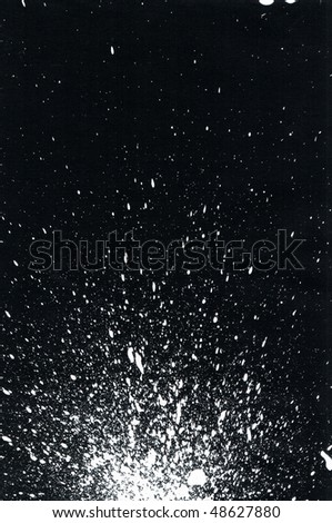 White Paint Splatter On Black Background Stock Illustration 48860017 ...