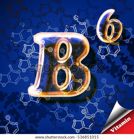 Chemical formula of pyridoxine