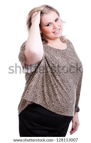 blonde-plus-size-model