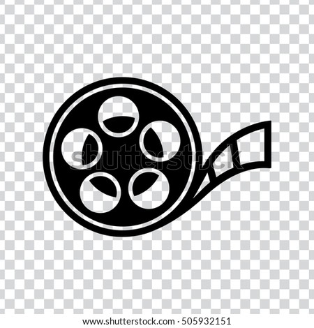 Film Reel Icon Stock Vector 505932151 - Shutterstock