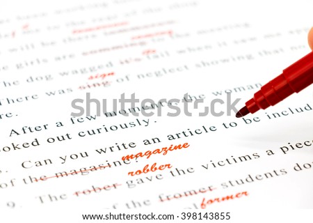 Correct essays