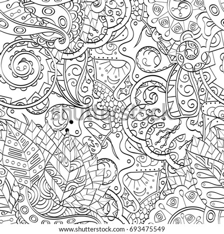 Sketchy Vector Hand Drawn Doodles Cartoon Stock Vector 357869645 ...