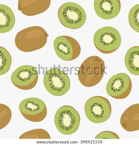 Kiwi seamless pattern