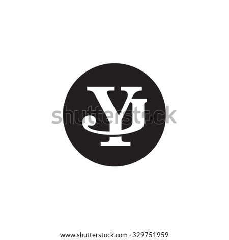 Download Letter U Y Monogram Circle Logo Stock Vector 328595792 ...