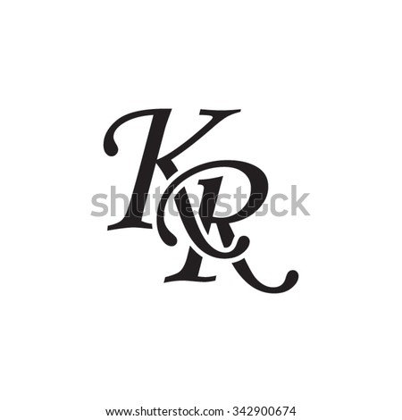 Kr Initial Monogram Logo Kr Initial Monogram Logo