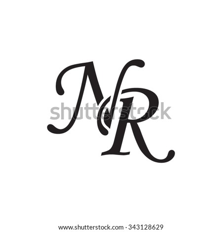 Nr Stock Images Royalty Free Vectors Shutterstock Initial Monogram Logo