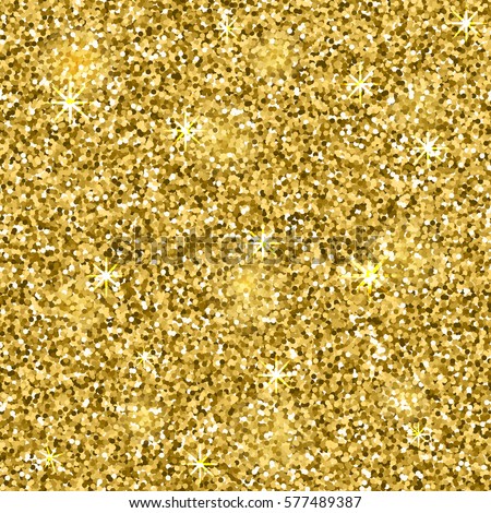 Gold Glitter Background Golden Sparkles On Stock Illustration 577489387 ...