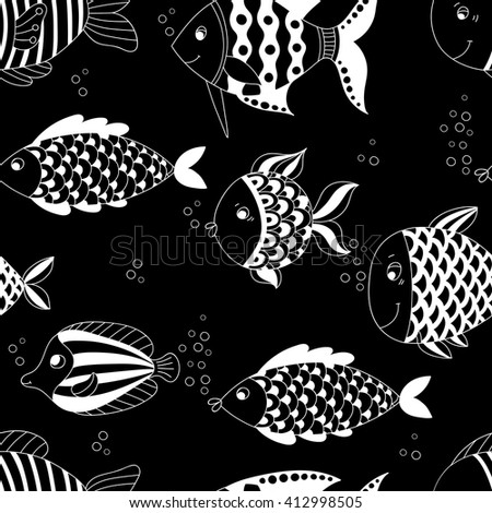 Fish Icons Geometric Shape Stock Vector 44318842 - Shutterstock