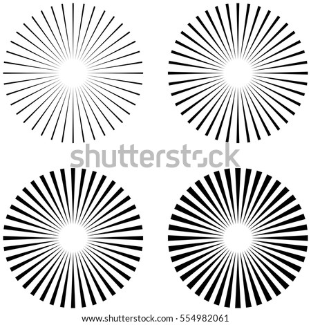 vector rays circle Elements Diagram Infographic Stock Pie Charts Circle