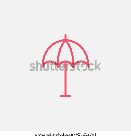 Beach Umbrella Icon Stock Images, Royalty-Free Images & Vectors