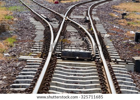 Train Track Switch Stock Images, Royalty-Free Images & Vectors ...