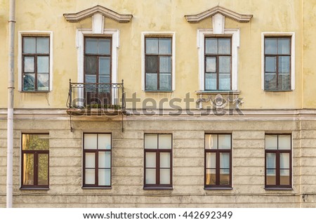 Apartment Building Front building facade stock images, royalty-free images & vectors Apartment Building Front building facade stock images, royalty-free images & vectors