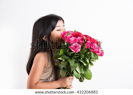 Beautiful Asian Bride Holds Bouquet 63