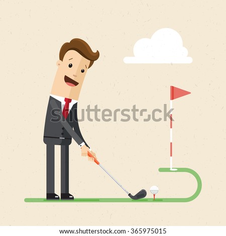 Golf Cartoon Characters Stock Images, Royalty-Free Images & Vectors