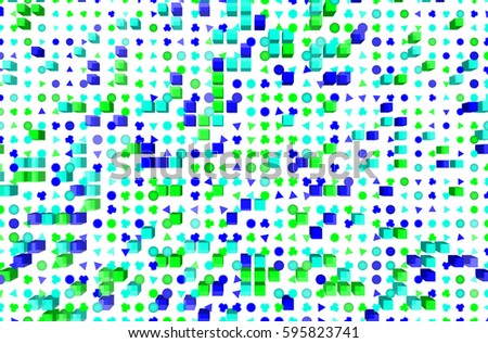 Colored Square Rectangle 3d Pattern Design Stock colored square rectangle 3d pattern design stock