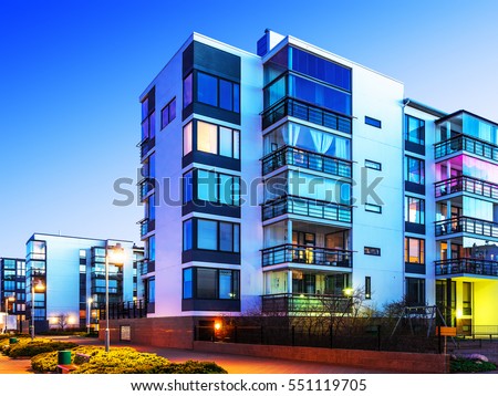 Modern Urban Apartment Building apartment building stock images, royalty-free images & vectors Modern Urban Apartment Building apartment building stock images, royalty-free images & vectors